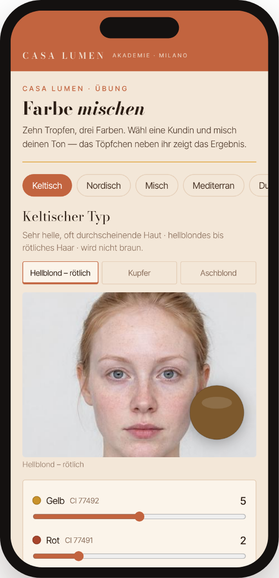 Beispiel eines eigenen Farbmischers